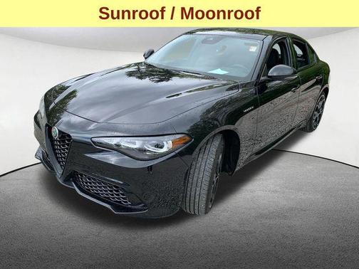 Vulcano Black Metallic 2024 Alfa Romeo Giulia Veloce AWD