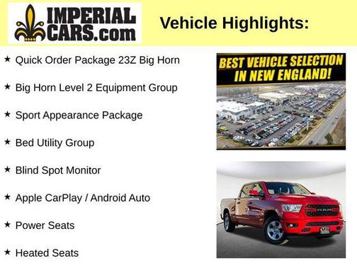 Flame Red Clearcoat 2022 RAM 1500 Big Horn/Lone Star