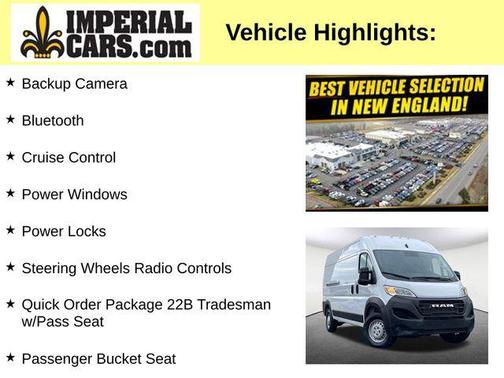 2024 RAM ProMaster 2500 Tradesman