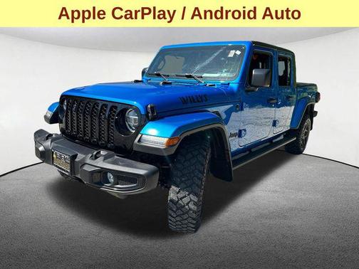 Hydro Blue Pearlcoat 2021 Jeep Gladiator Willys 4x4