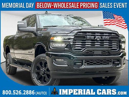 Black Clearcoat 2025 RAM 2500 Big Horn Crew Cab 4x4 6'4' Box