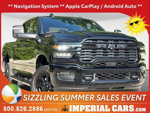Black Clearcoat 2025 RAM 2500 Big Horn Crew Cab 4x4 6'4' Box
