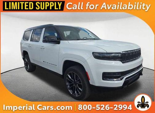 Bright White Clearcoat 2025 Jeep Grand Wagoneer Series III Obsidian 4x4