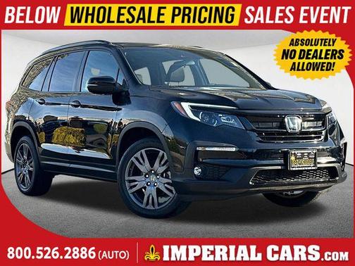 Crystal Black Pearl 2022 Honda Pilot AWD Sport