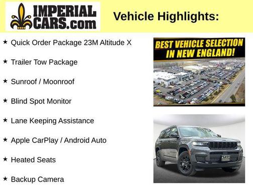 Baltic Gray Metallic Clearcoat 2025 Jeep Grand Cherokee L Altitude