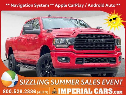 Flame Red Clearcoat 2024 RAM 2500 Big Horn Crew Cab 4x4 6'4' Box