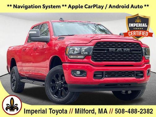 Flame Red Clearcoat 2024 RAM 2500 Big Horn Crew Cab 4x4 6'4' Box