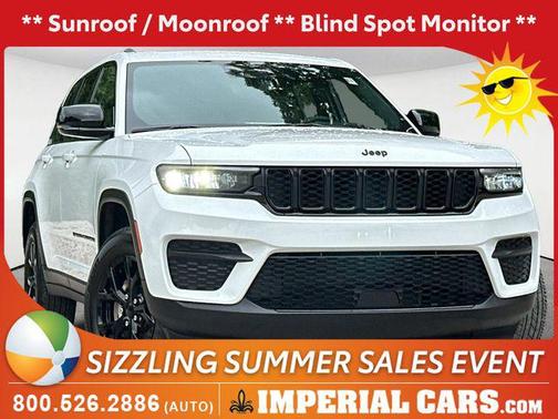 Bright White Clearcoat 2024 Jeep Grand Cherokee Altitude