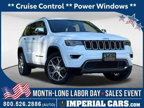 Bright White Clearcoat 2021 Jeep Grand Cherokee Limited
