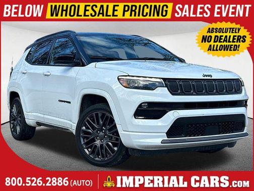 Bright White Clearcoat 2022 Jeep Compass High Altitude