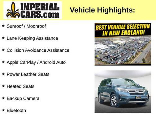 Steel Sapphire Metallic 2019 Honda Pilot EX-L