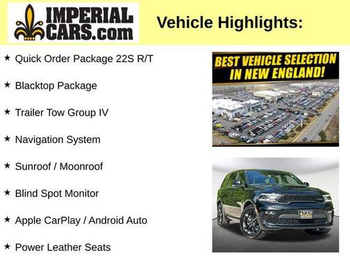 DB Black Clearcoat 2022 Dodge Durango R/T AWD