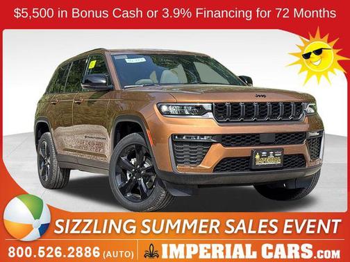 Copper Shino Metallic Clearcoat 2026 Jeep Grand Cherokee Limited