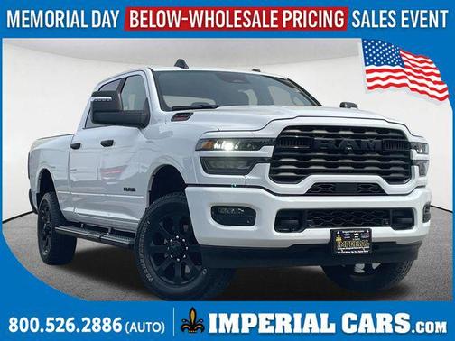 Bright White Clearcoat 2025 RAM 2500 Big Horn Crew Cab 4x4 6'4' Box
