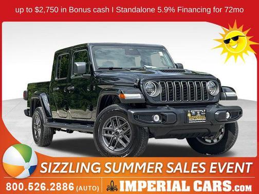Black Clearcoat 2026 Jeep Gladiator Sport S