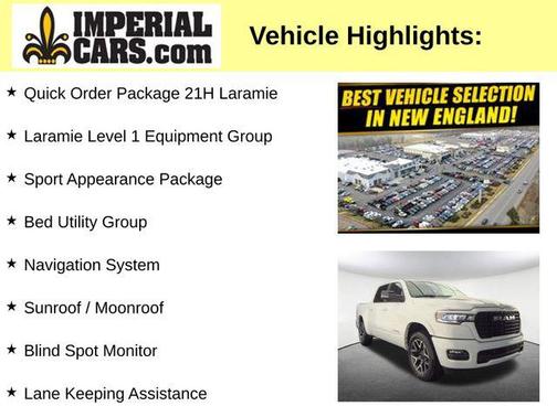 Bright White Clearcoat 2025 RAM 1500 Laramie