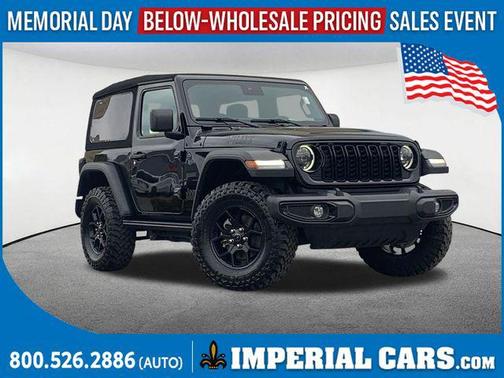 Black Clearcoat 2024 Jeep Wrangler Willys