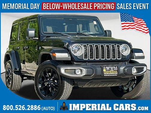 Black Clearcoat 2025 Jeep Wrangler 4xe Sahara