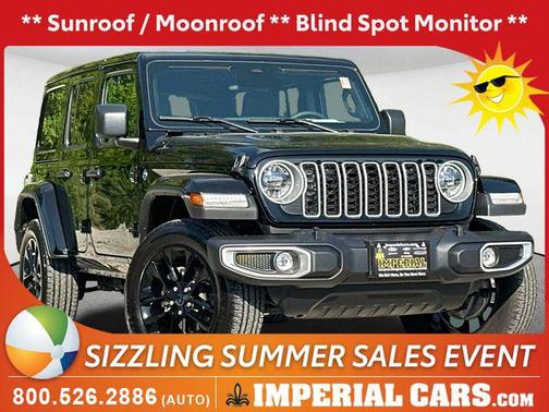 Black Clearcoat 2025 Jeep Wrangler 4xe Sahara