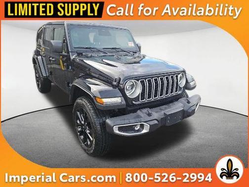 Black Clearcoat 2025 Jeep Wrangler 4xe Sahara