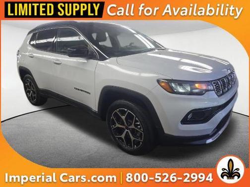 Bright White Clearcoat 2025 Jeep Compass Limited
