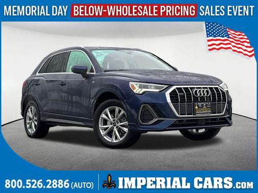 Navarra Blue Metallic 2024 Audi Q3 Premium 45 TFSI S line quattro Tiptronic
