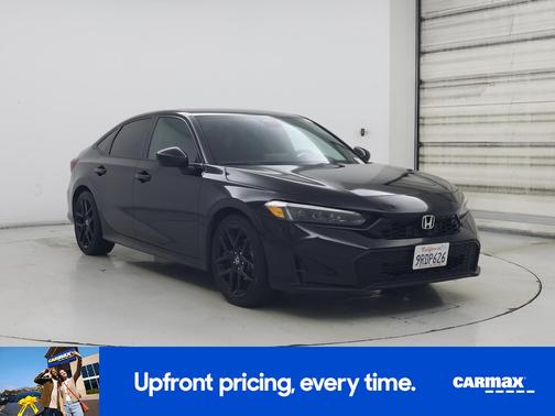 Black 2025 Honda Civic Sport