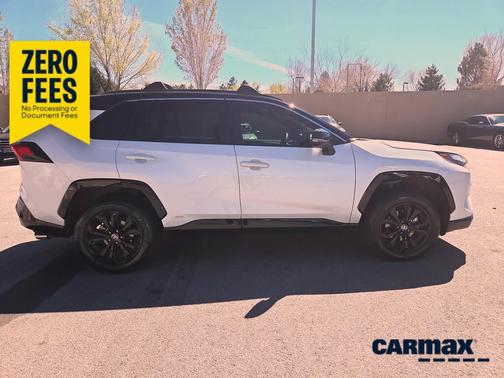 White 2023 Toyota RAV4 Hybrid XSE