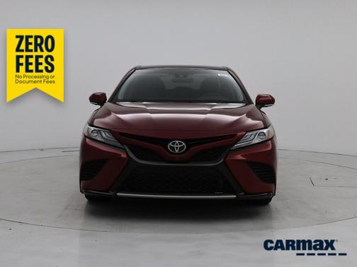 Red 2018 Toyota Camry XSE