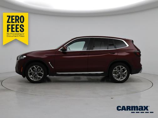 Red 2022 BMW X3 XDrive30i