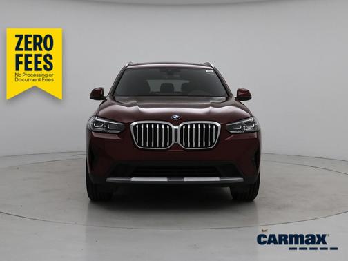 Red 2022 BMW X3 XDrive30i
