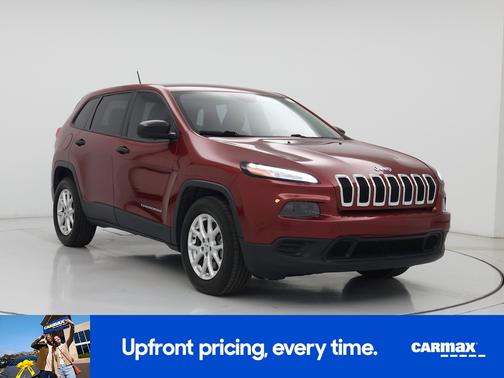 Red 2015 Jeep Cherokee Sport