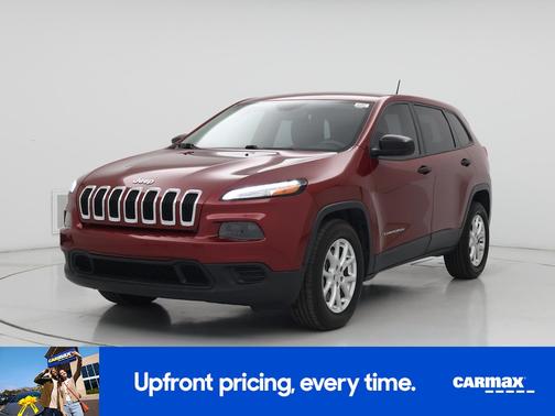 Red 2015 Jeep Cherokee Sport