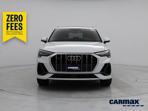 White 2022 Audi Q3 S-Line Premium