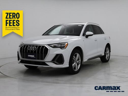 White 2022 Audi Q3 S-Line Premium
