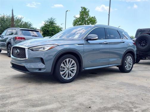 Slate Gray 2025 INFINITI QX50 Luxe AWD