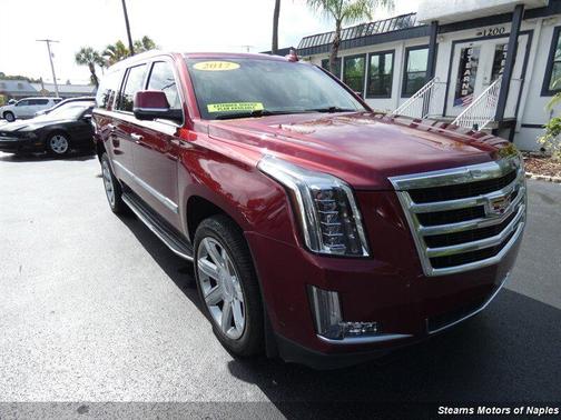 Red Passion Tintcoat 2017 Cadillac Escalade ESV Luxury