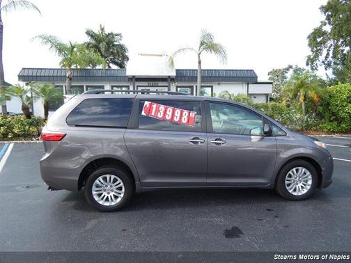 Predawn Gray Mica 2017 Toyota Sienna XLE