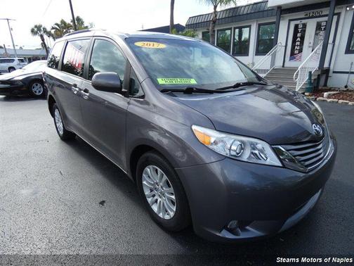 Predawn Gray Mica 2017 Toyota Sienna XLE