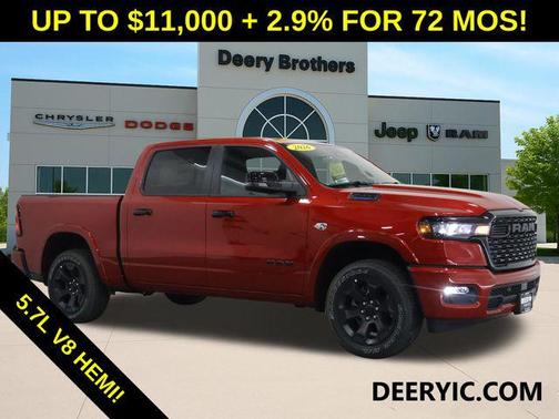 Molten Red Pearlcoat 2026 RAM 1500 Big Horn/Lone Star