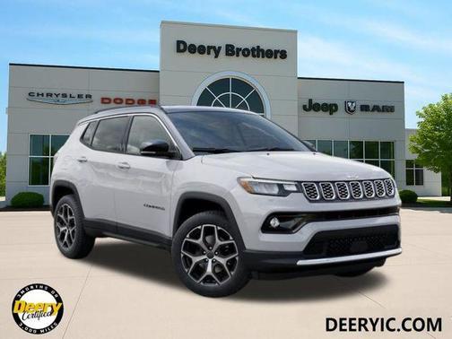 Bright White Clearcoat 2025 Jeep Compass Limited