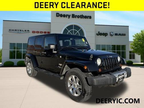Black Clearcoat 2013 Jeep Wrangler Unlimited Sahara