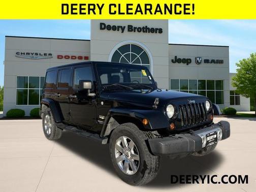 Black Clearcoat 2013 Jeep Wrangler Unlimited Sahara