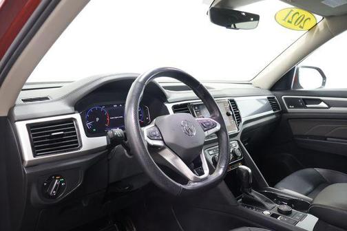 Red Metallic 2021 Volkswagen Atlas 3.6L SEL Premium