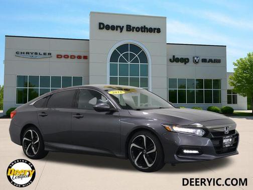 Modern Steel Metallic 2018 Honda Accord Sport