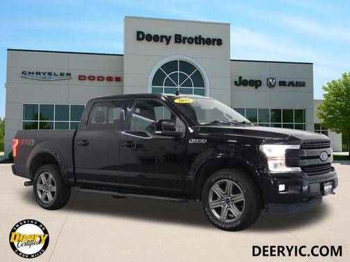 Shadow Black 2018 Ford F-150 Lariat