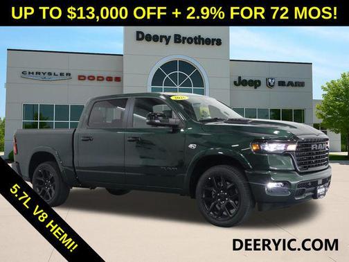 Serrano Green Metallic 2026 RAM 1500 Laramie