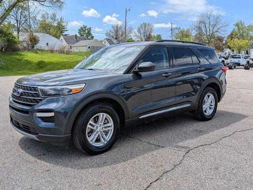 Blue Metallic 2024 Ford Explorer XLT