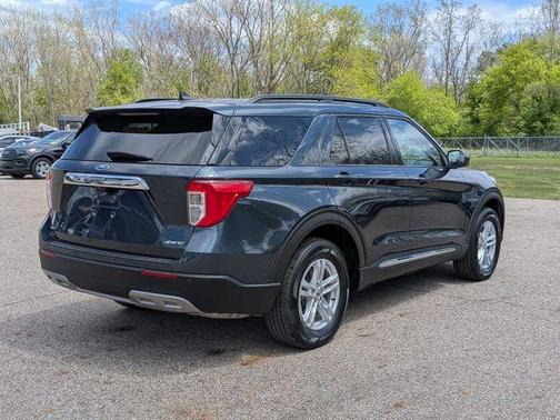 Blue Metallic 2024 Ford Explorer XLT