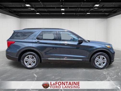 Blue Metallic 2024 Ford Explorer XLT